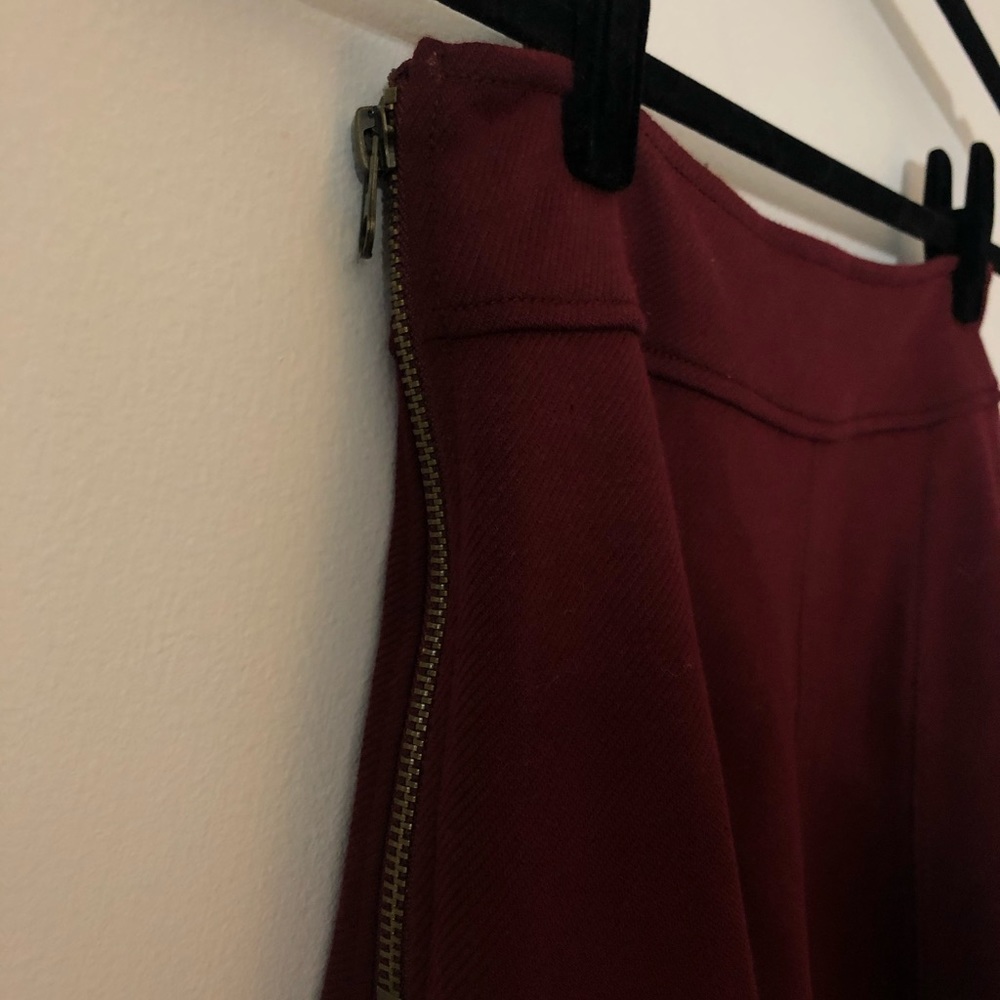 urban outfitters maroon skirt - Picture 3 of 5